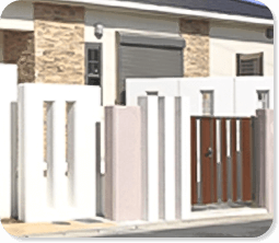 門柱、門扉、フェンス
